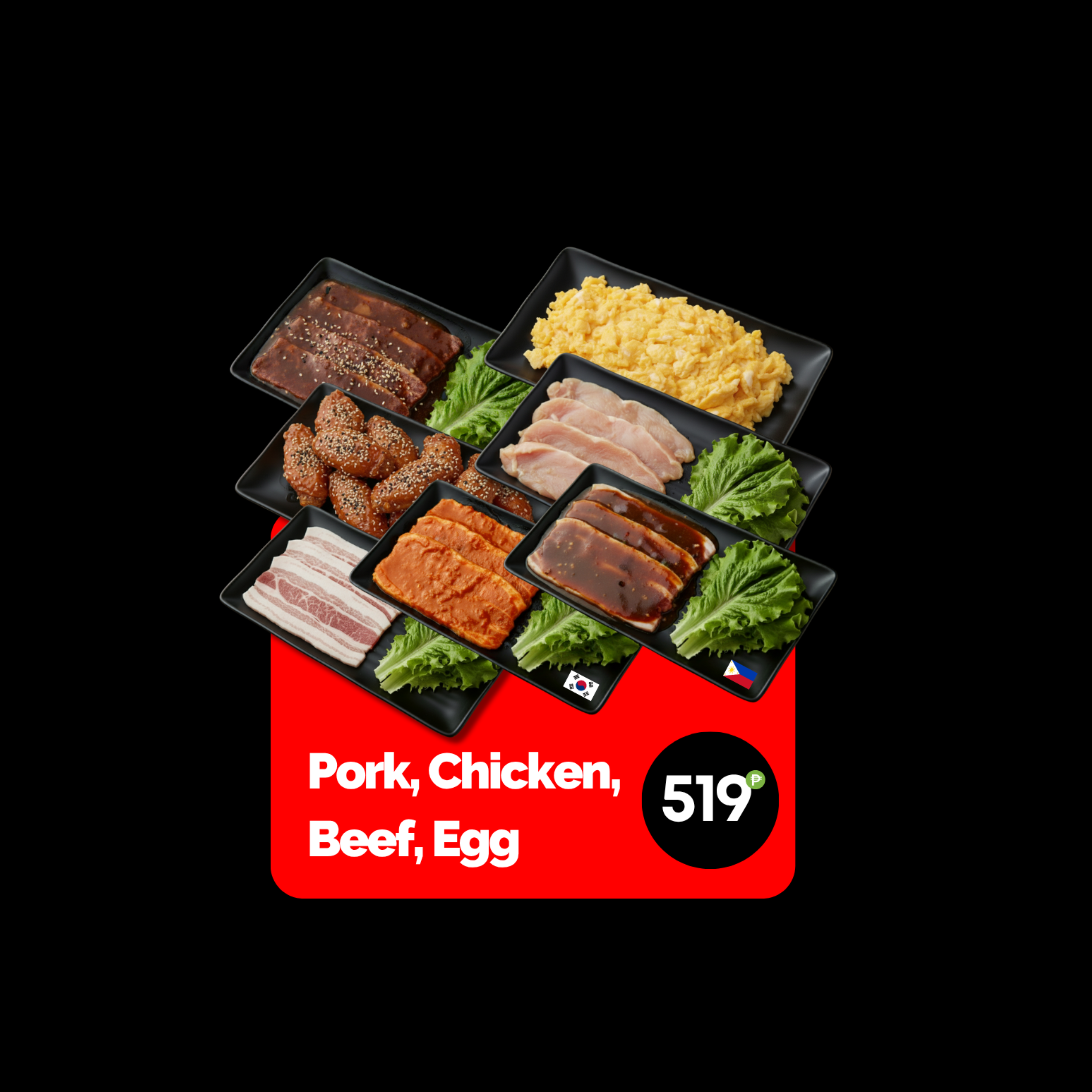 Unli Pork + Chicken + Beef + Egg